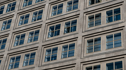 Fototapeta premium windows on building facade , house exterior