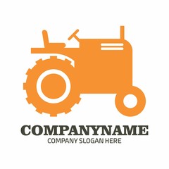 Tractor logo icon vector template
