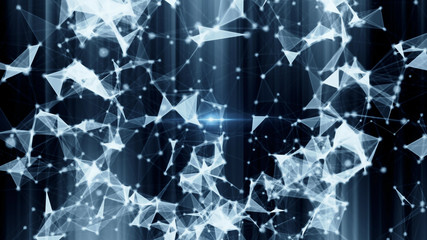 Fractal alien fiber abstract