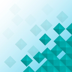 Green squares background