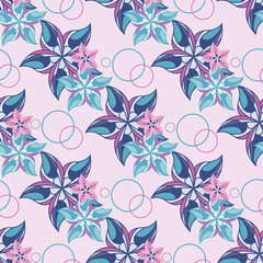 Vector seamless floral background. Pattern for design, brochures. Eps10