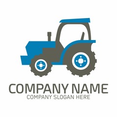 Tractor logo icon vector template