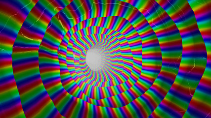 Abstract colored lights in motion