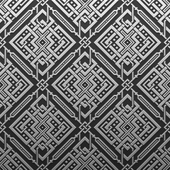 Fototapeta premium Silver/platinum metallic background with geometric pattern. Elegant luxury style.