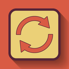 Reload two arrows icon