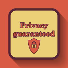 Privacy guaranteed icon