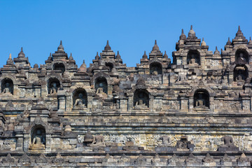 Fototapeta premium Borobudur Temple, Yogyakarta, Java, Indonesia.