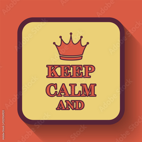 "Keep calm icon" Immagini e Fotografie Royalty Free su Fotolia.com