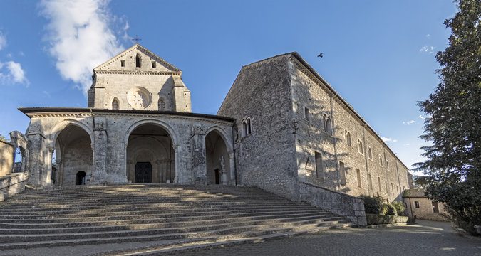 Abbazia Cistercense di Casamari - panorama di architettura gotica