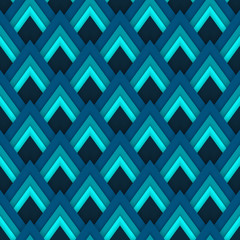 Vector pattern seamless pattern with blue rhombuses