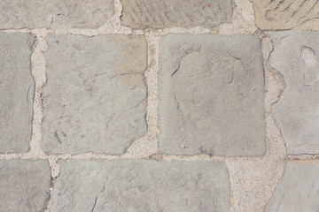 Stone and cement boulevard street