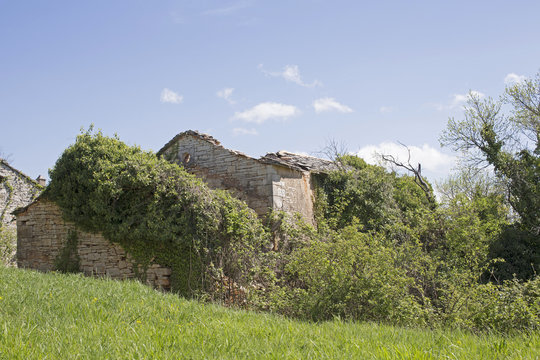 Hausruinen in Istrien