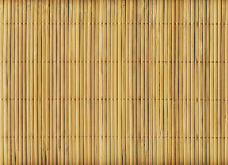 Wooden bamboo mat texture abstract background