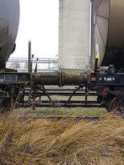 Puffer zwischen Güterwagons