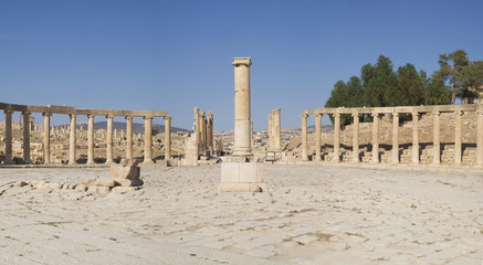 Roman Forum of Jerash, Jordan