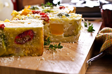 Casserole with vegetables