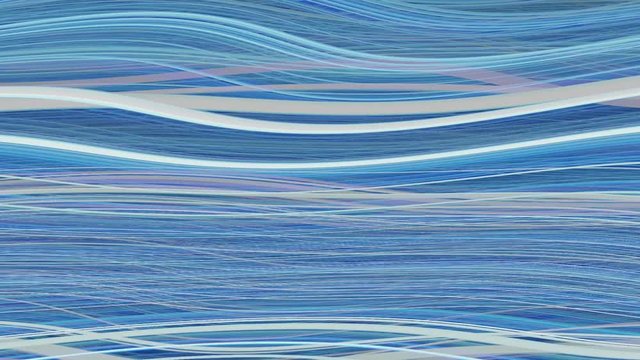Abstracto Rayado de rizos que ondean en tonos azules