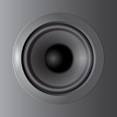 music from speakers