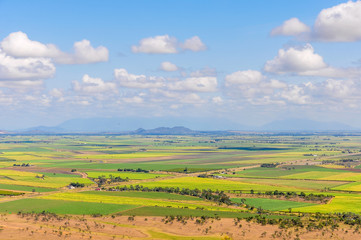 View of the countryside in Queensland, Australia