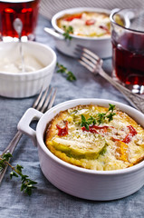 Casserole with vegetables