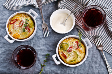 Casserole with vegetables