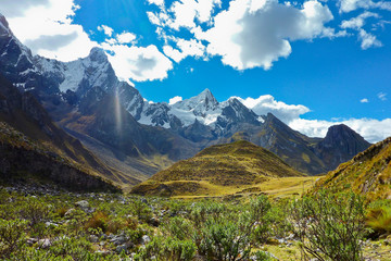 Naklejka na ściany i meble Cordillera of the Andes, Peru