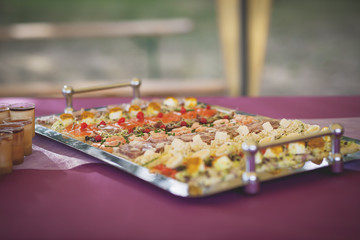 Mariage, buffet, apéritifs et toasts