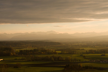 Obraz premium Bavarian Sunset 