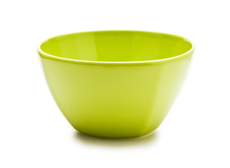 green ceramic bowl