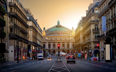 Fototapeta na wymiar Grand Opera in Paris