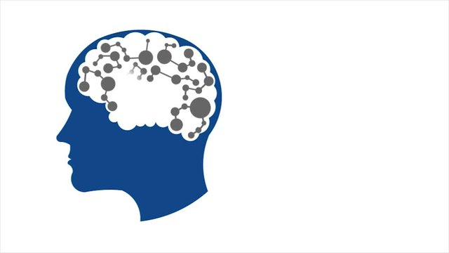 People Brain Network Connection, Memory Improvement, Creativity. 1080 HD Motion Graphics