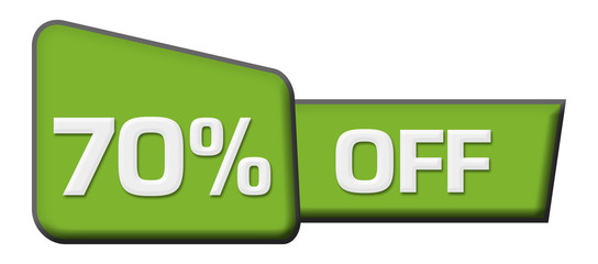 Discount 70 Percent Off Green Triangle Bar 