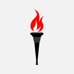 icon torch, the flag
