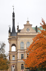 Naklejka premium Town Hall of Prague 4. Czech Republic