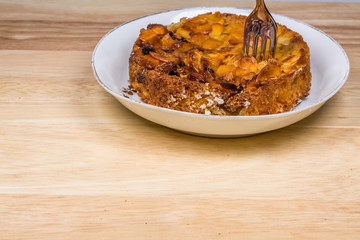 Cake on Saucer with Fork