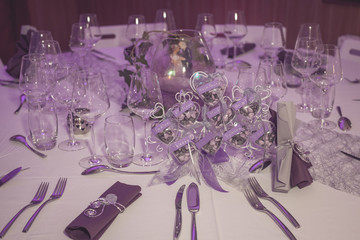 Décoration table de mariage