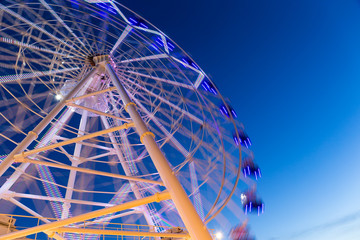 Ferris wheel at night