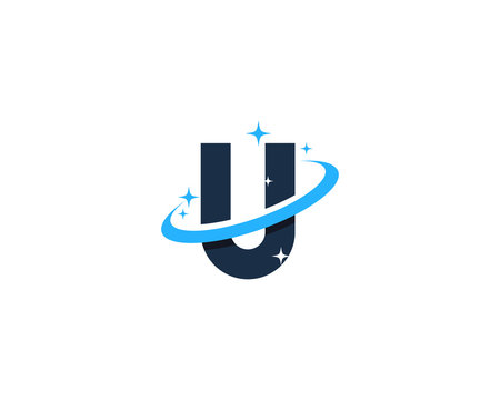 Initial Letter U Universe Logo Design Element