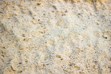 The texture of sawdust