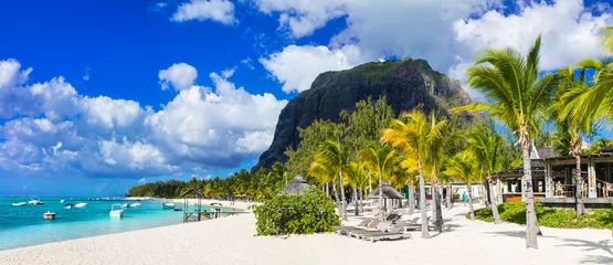 Store enrouleur sans perçage Le Morne, Maurice vacances tropicales incroyables - plages de luxe de l& 39 île Maurice