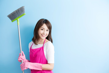 beauty housewife smile to you