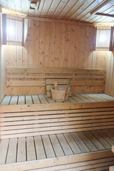 Obraz na płótnie Canvas Private sauna in a health spa