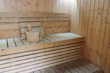 Private sauna in a health spa