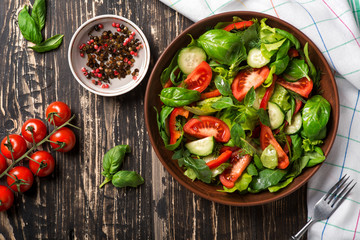 Salad of vegetables with spices.