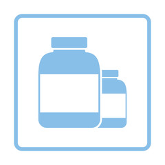 Pills container icon
