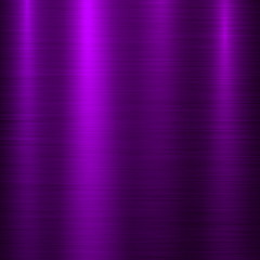 Violet metal abstract technology background with polished, brushed texture, chrome, silver, steel, aluminum for design concepts, wallpapers, web, prints, posters, interfaces. Vector illustration.