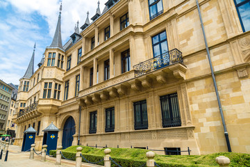 Fototapeta na wymiar Grand Ducal Palace in Luxembourg