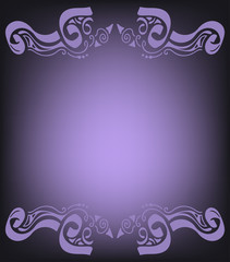 Floral frame for text