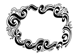 Floral Vector Frame