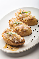 Snack on a slice of bread.